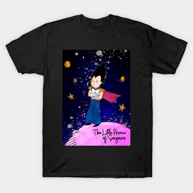 The little prince of saiyans T-Shirt by NeM.DG